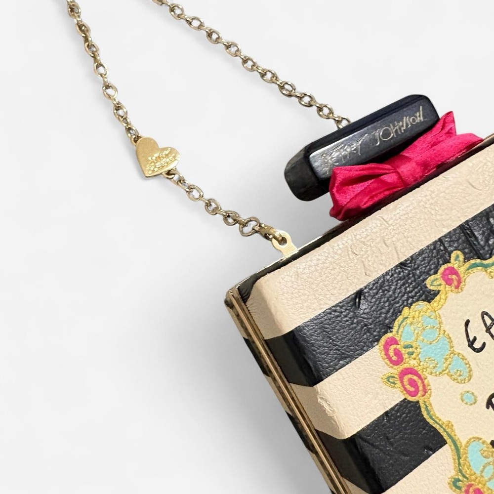 Betsey Johnson Striped Perfume Crossbody Bag - Picture 3 of 5